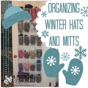 organize mitts and hats