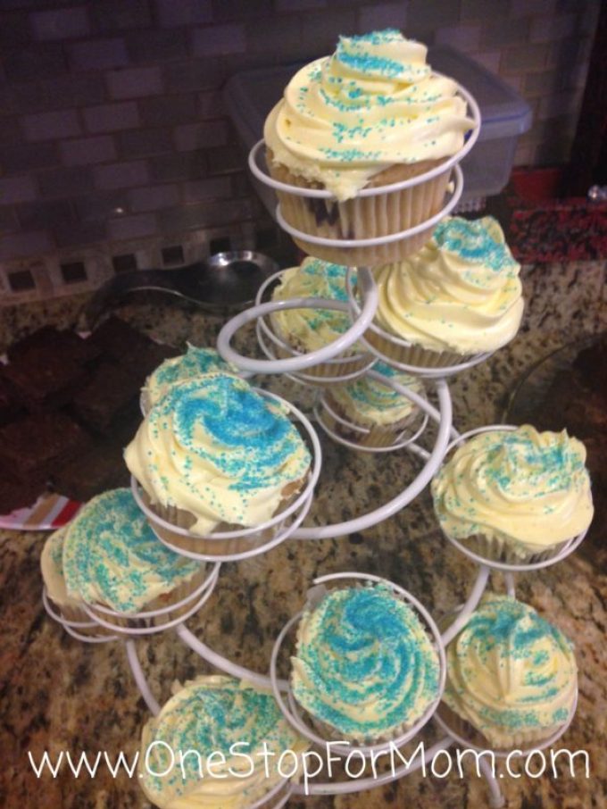 Blueberry and Lemon Cupcakes