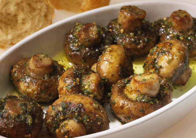 Roasted Garlic Mushrooms