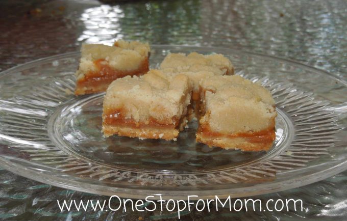 Caramel Salted Butter Bars